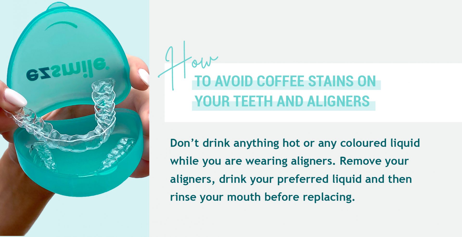 Enjoying Coffee with Aligners What You Need to Know EZ SMILE